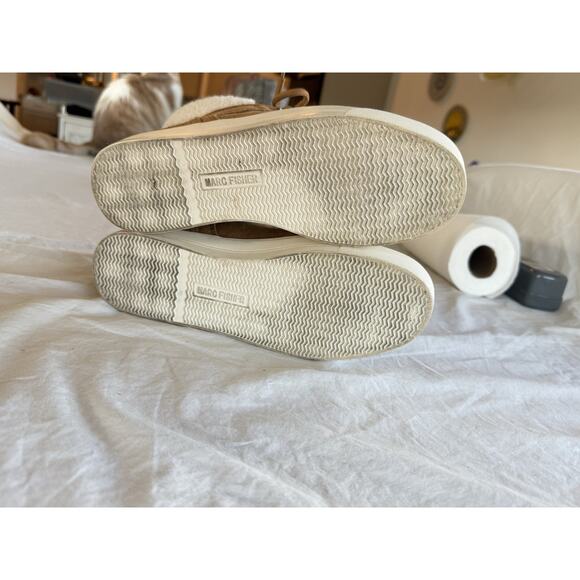 Womens Sz 6,5M Brown Marc Fisher MF Darlen-M Faux Fur Suede Leather Ankle Boots - Picture 10 of 11